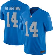 Nike Men's Nike Amon-Ra St. Brown Blue Detroit Lions Vapor F.U.S.E. Alternate Limited Jersey