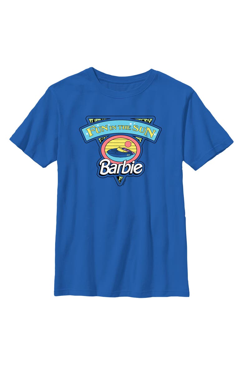 Boys' Fun in the Sun and Boat T-Shirt, Main, color, Royal Blue