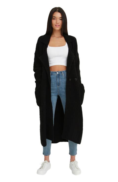 Born To Run Sustainable Sweater Coat