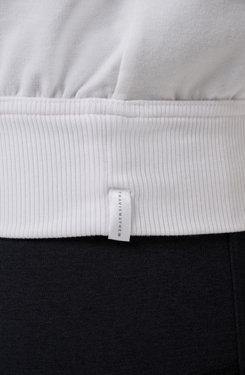 TravisMathew Cloud French Terry Sweatshirt, Alternate, color, White
