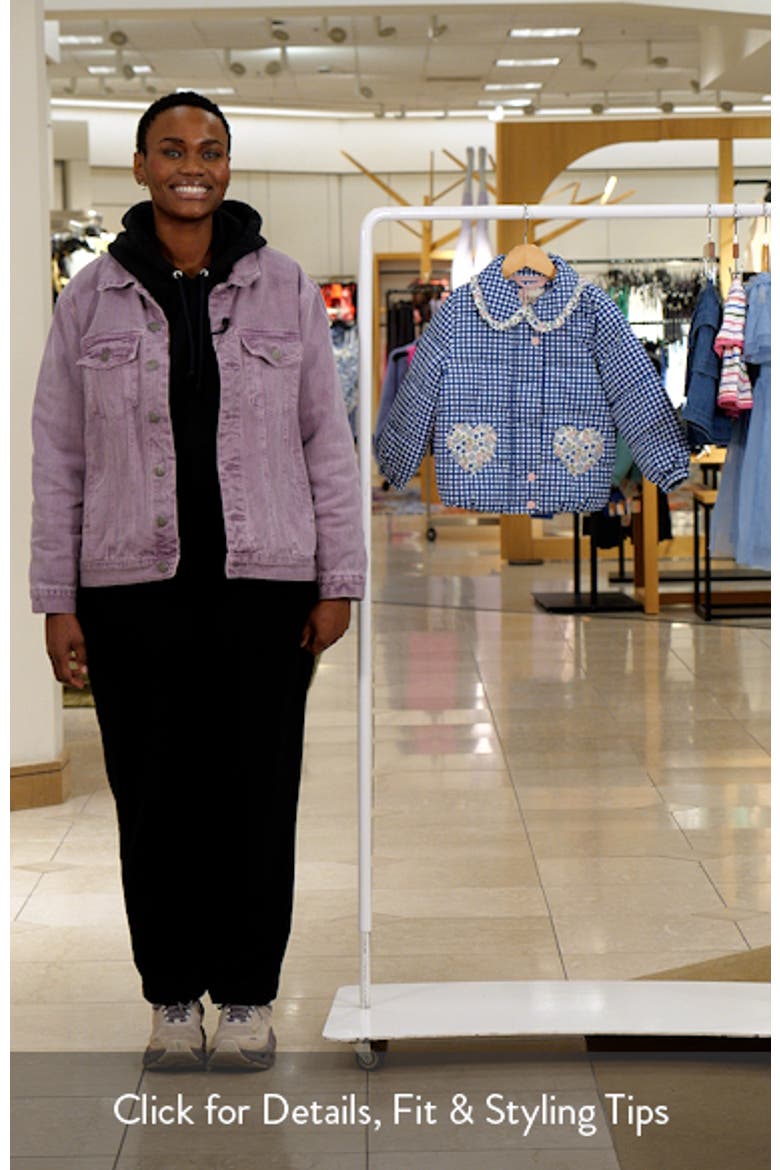 Kids' Padded Gingham Jacket video
