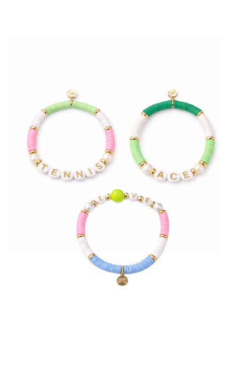 Tennis Lovers Women's Bracelet Set