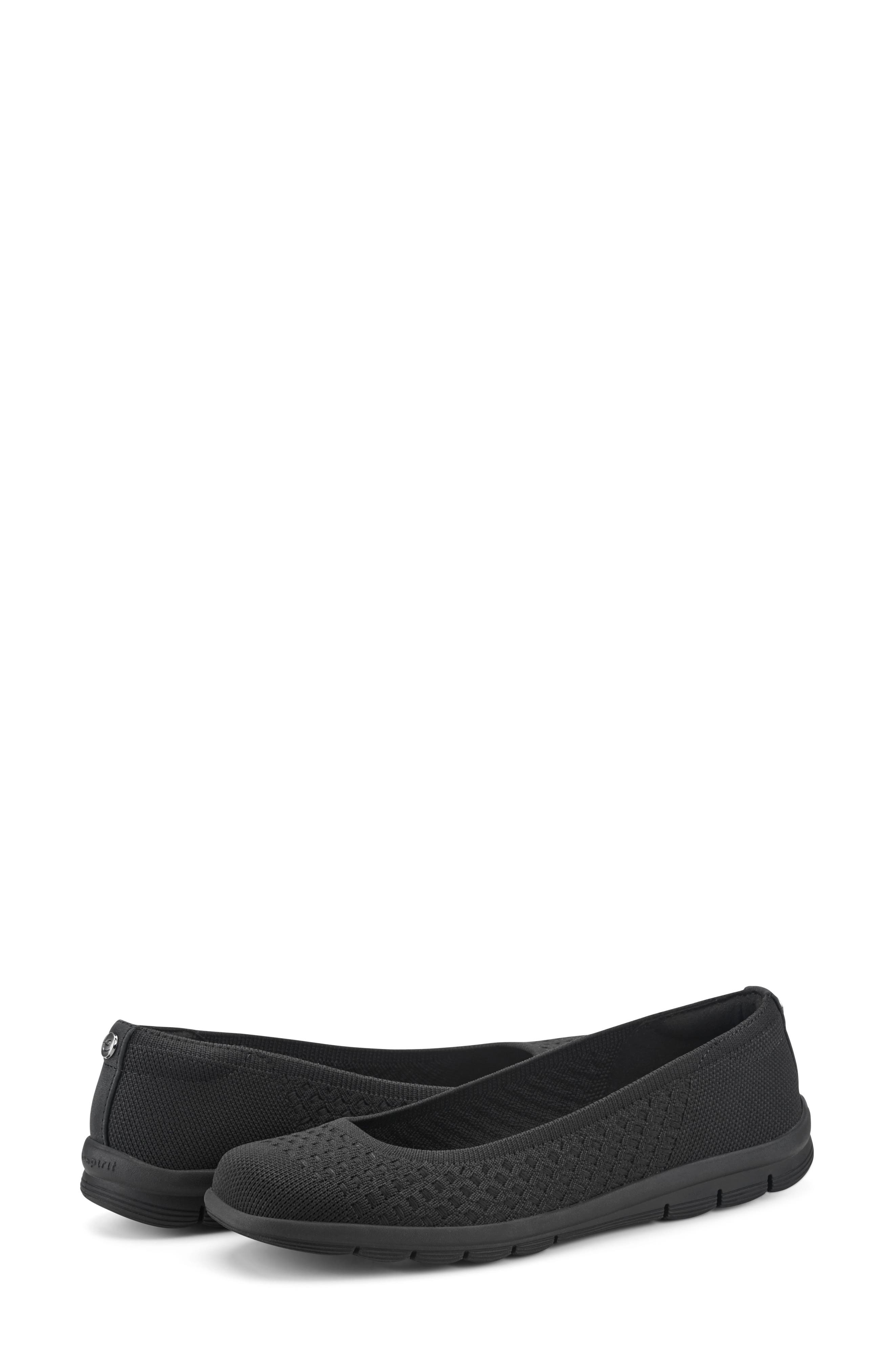 Riona Ballet Flat, Alternate, color, BLACK