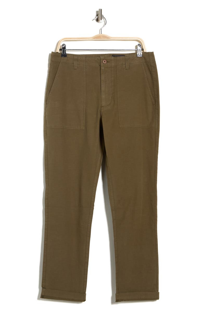 AG Wells Straight Leg Pants, Main, color, Sulfur Shady Moss