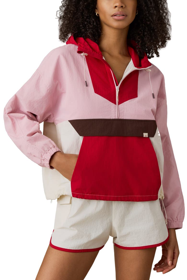 Shorelite Active Windbreaker Jacket, Main, color, ROSE CANYON