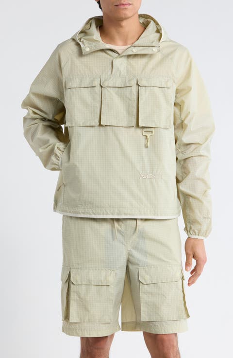 Tahoe Water Repellent Nylon Ripstop Hooded Anorak