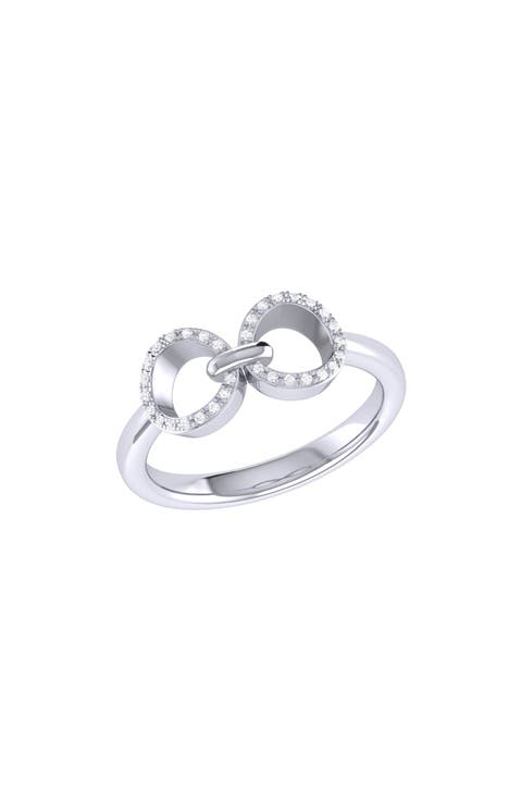 Home Binoculars Diamond Ring - 0.08ct.
