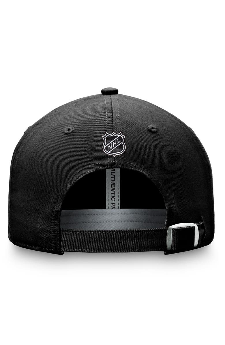FANATICS Men's Fanatics Branded Black Carolina Hurricanes Authentic Pro Prime Adjustable Hat, Alternate, color,