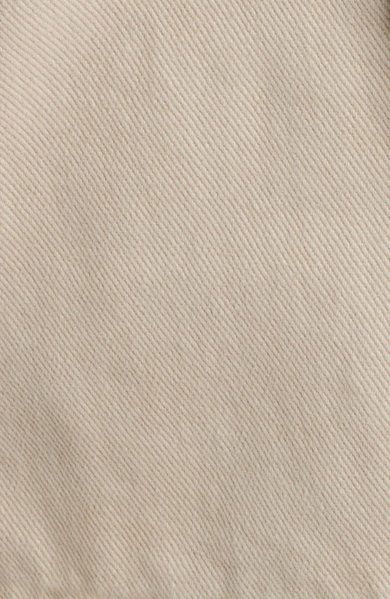 CITY BLUES Spliced Denim Moto Jacket, Alternate, color, Bone White