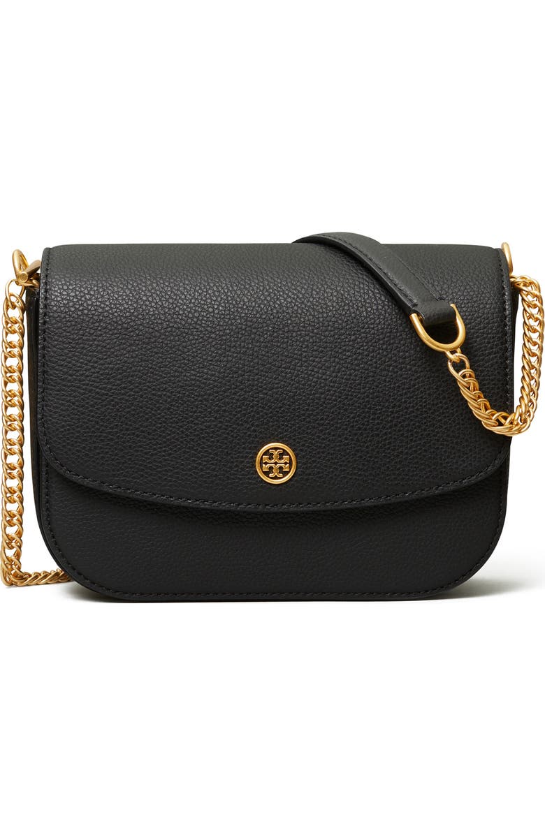 Tory Burch Robinson Pebble Leather Shoulder Bag, Main, color,
