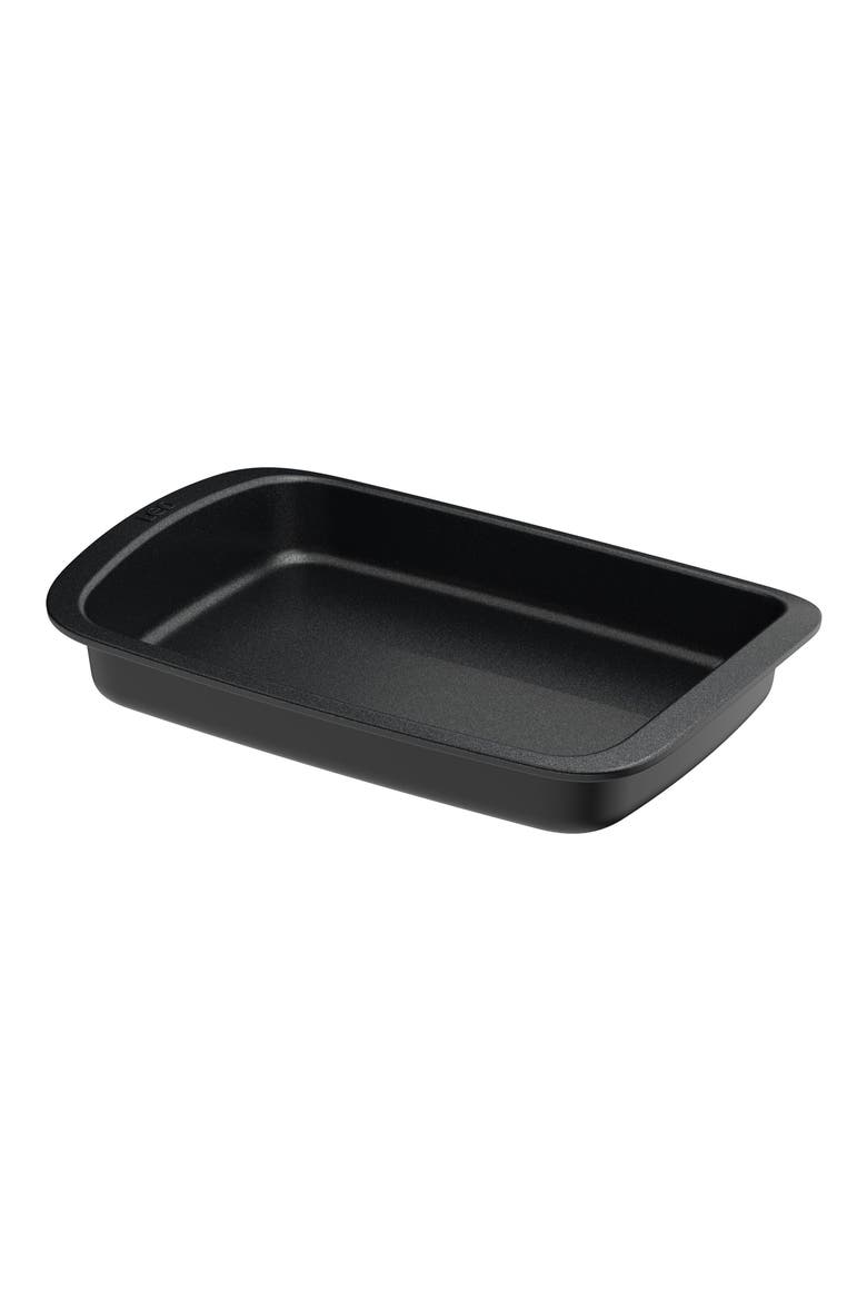 Leo Graphite Roasting Pan & Wire Rack, Alternate, color, BLACK
