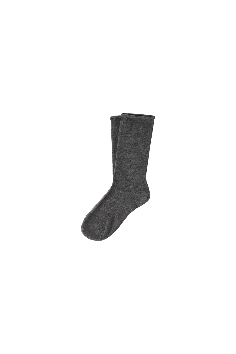 Stretch cashmere knit socks, Alternate, color, Anthracite