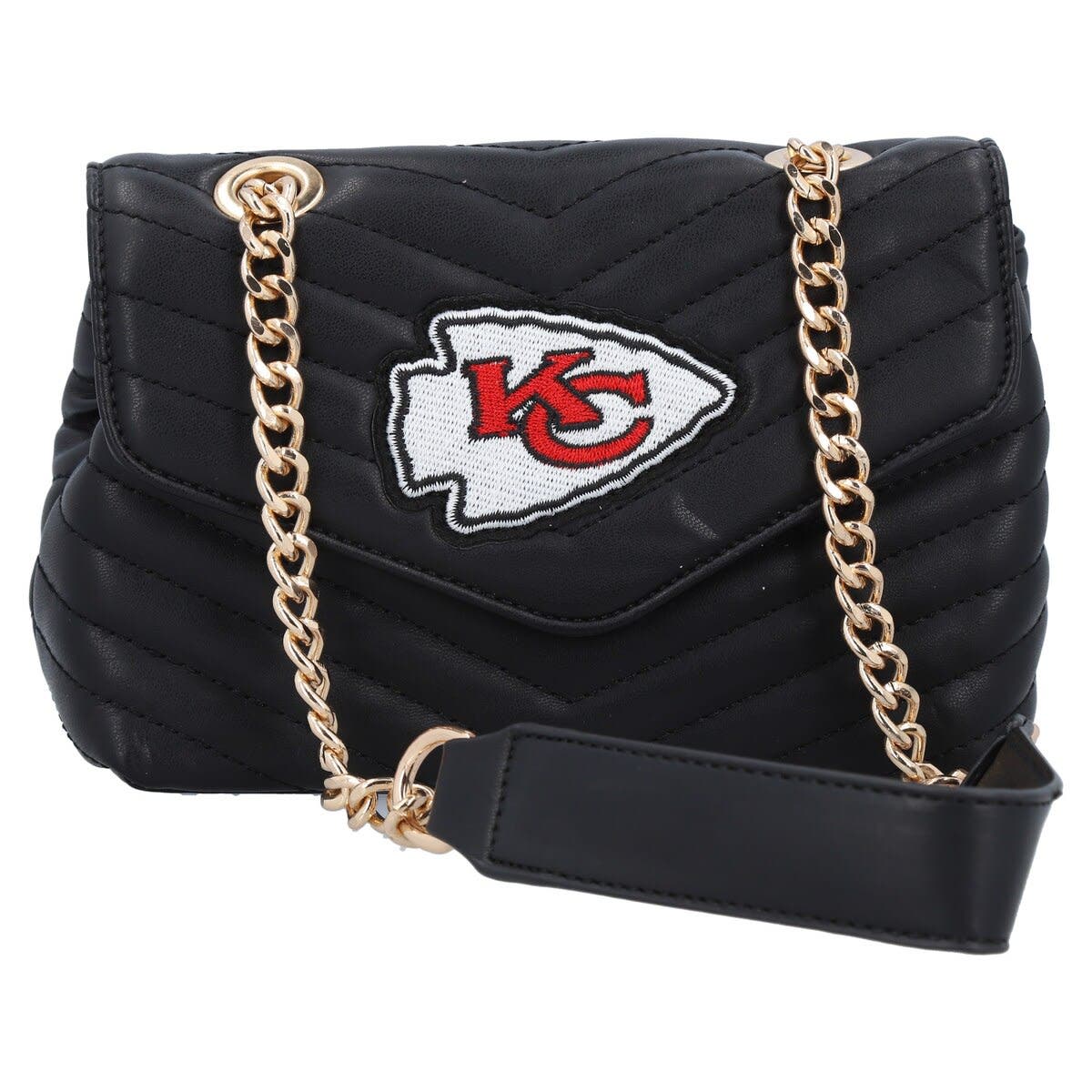 CUCE Kansas City Chiefs Quilted Crossbody Purse, Main, color, 