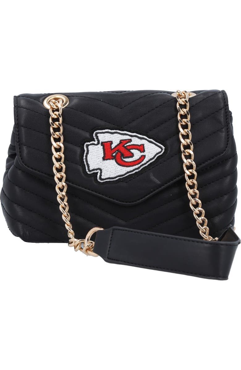 CUCE Kansas City Chiefs Quilted Crossbody Purse, Main, color,