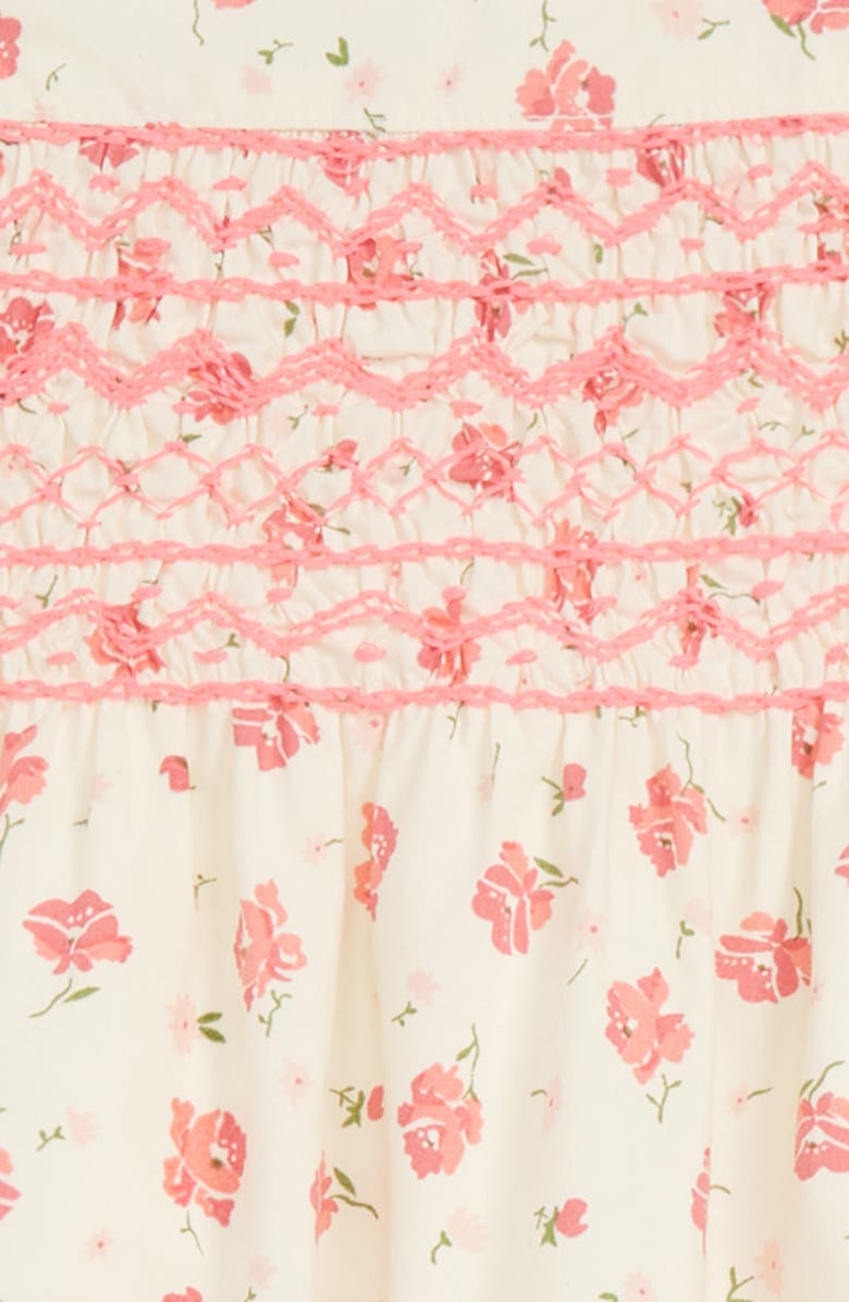 Ruby & Bloom Lily Print Smocked Dress, Alternate, color,