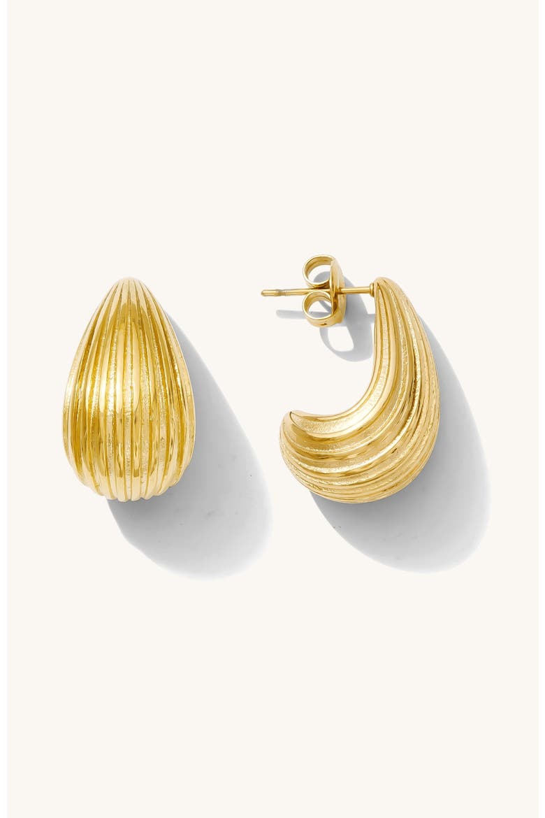 Linea Earrings, Main, color, Gold