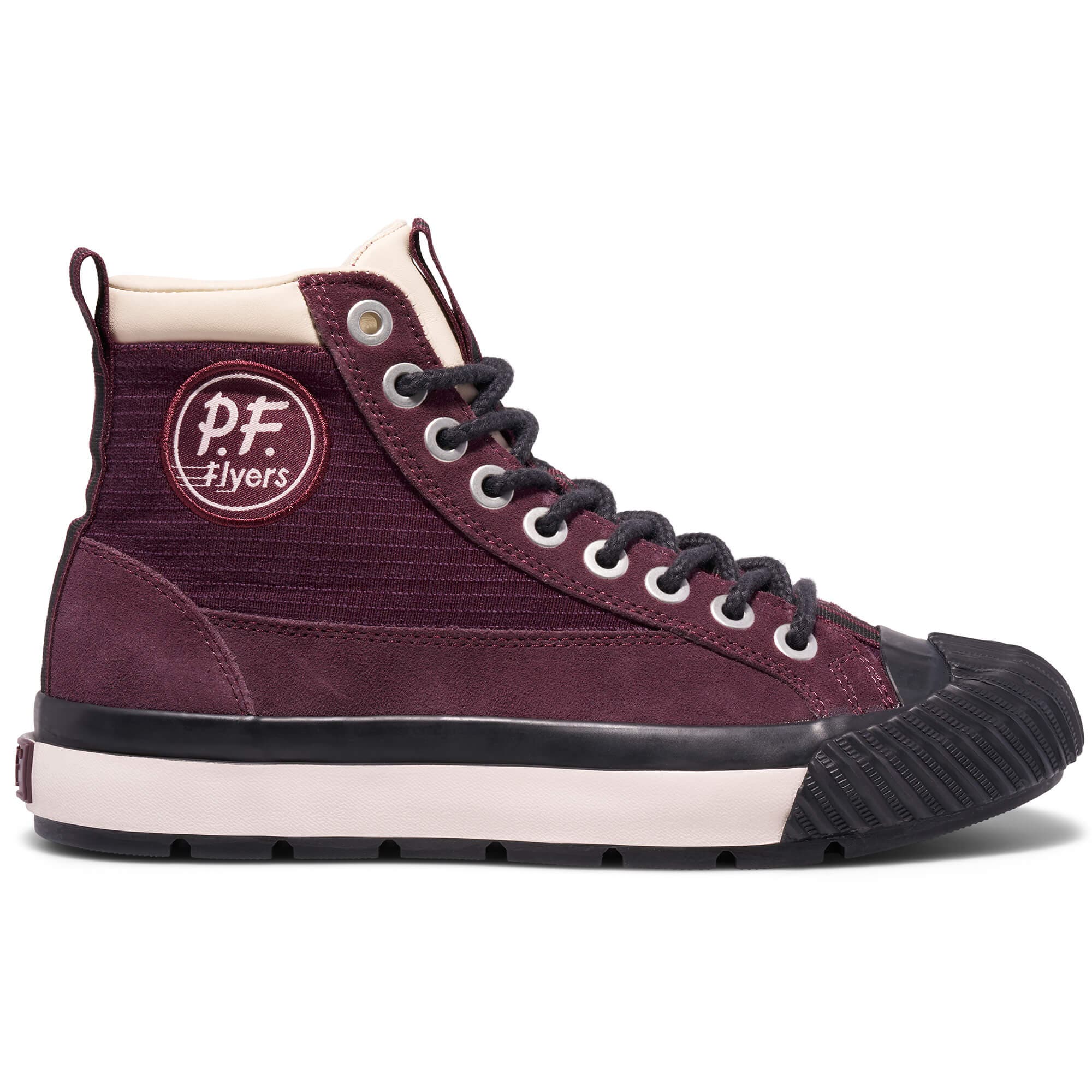 P.F. Flyers Grounder Hiker High-Top Sneaker, Alternate, color, Burgundy