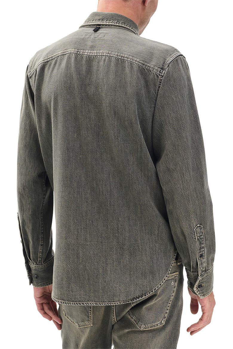 Jack Engineered Denim Button-Up Shirt, Alternate, color, GRYOL