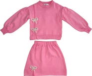 Lola + The Boys Pretty in Pink Bow Set
