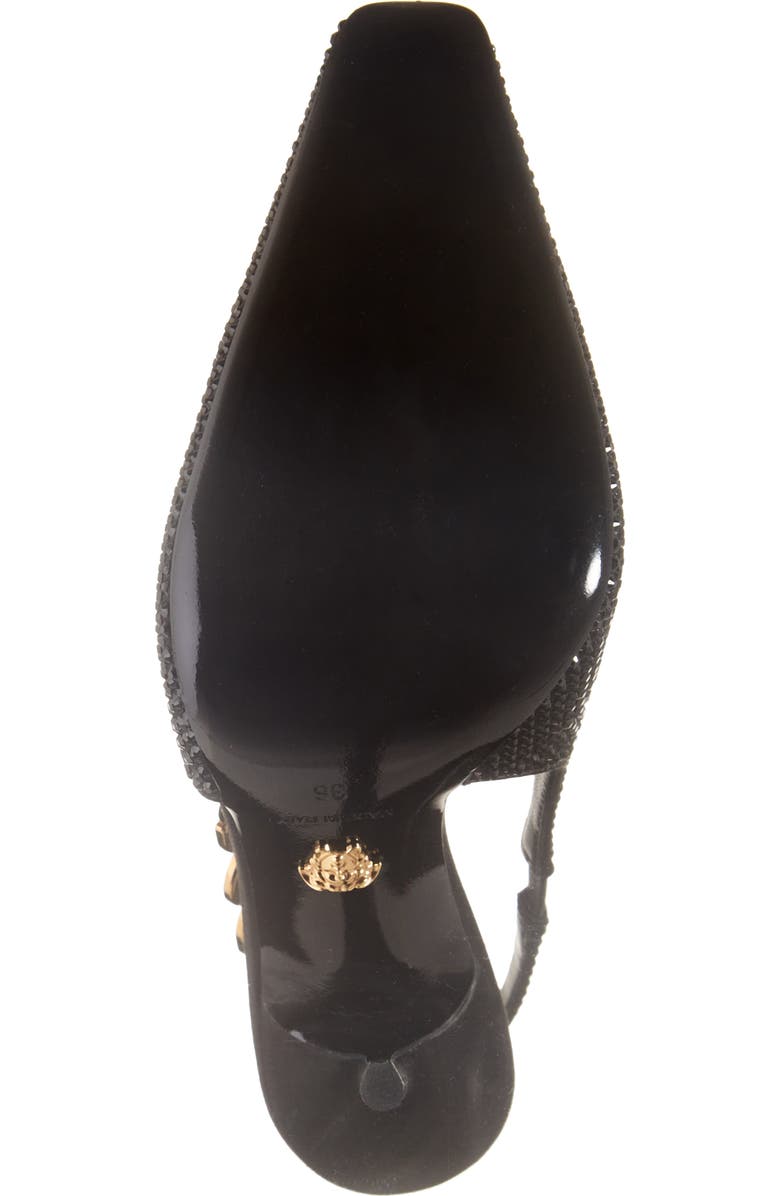 Versace Crystal Slingback Pump, Alternate, color,