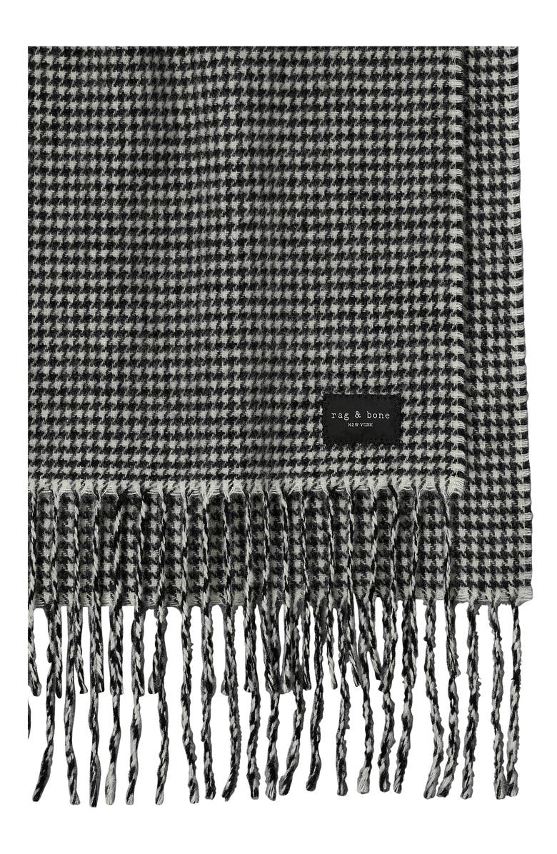 rag & bone Addison Recycled Wool Blend Scarf, Alternate, color, 