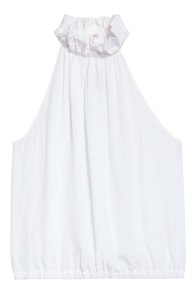 Rowan Ruffle Collar Sleeveless Top, Alternate, color, IVORY