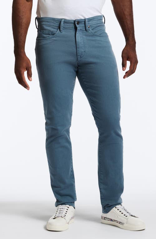 Robert Graham Madsen Stretch Straight Leg Jeans In Slate Blue