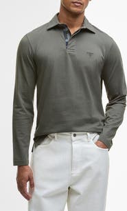 Barbour Margrove Tailored Fit Long Sleeve Cotton Polo