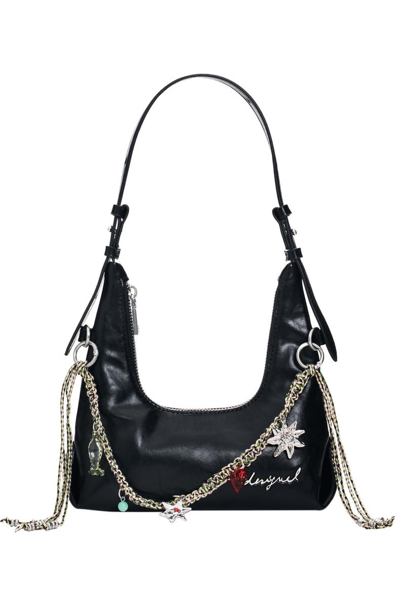 Desigual Mini Charm Bag, Main, color,