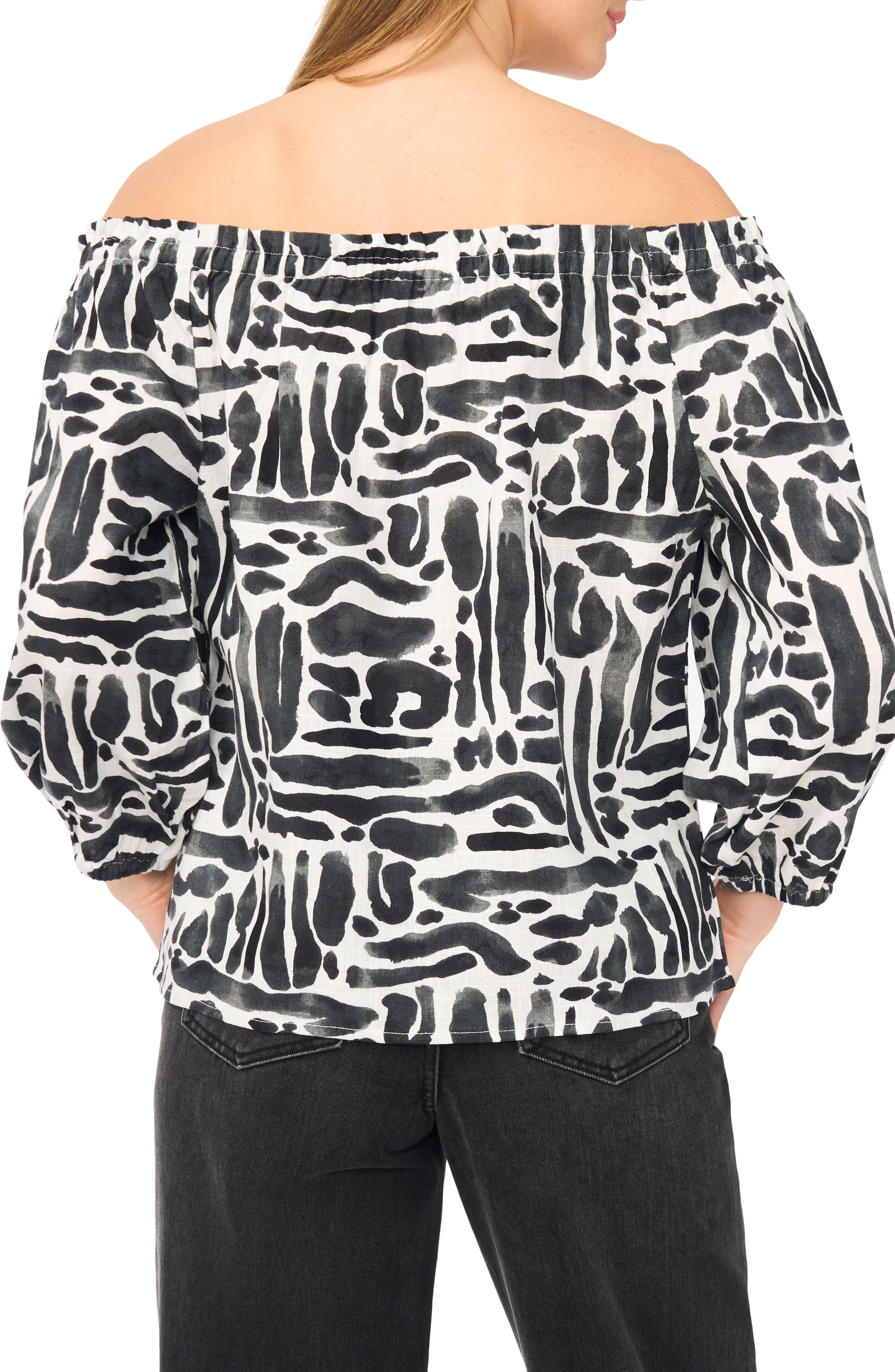 Off the Shoulder Puff Sleeve Top - image 4