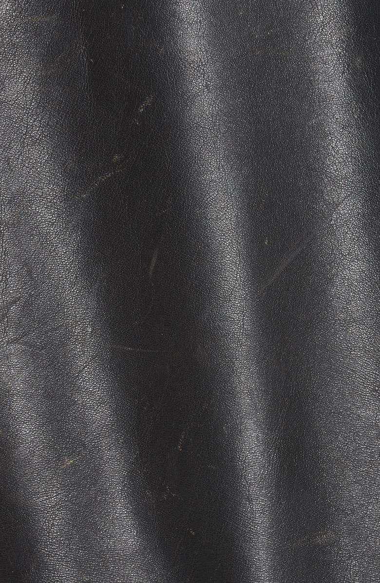 R13 Refurbished Leather Moto Jacket, Alternate, color, 