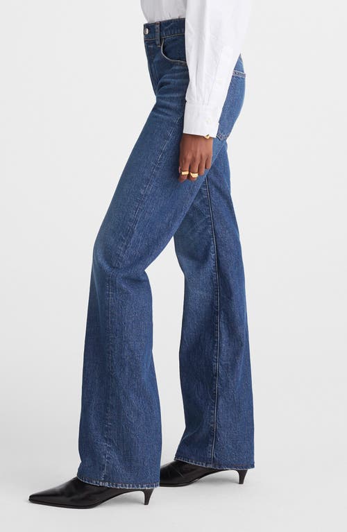 Madewell Relaxed Fit Bootcut Jeans In Blue