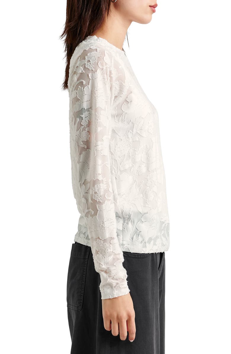 Splendid Cecelia Floral Long Sleeve Top, Alternate, color, Pale Oak