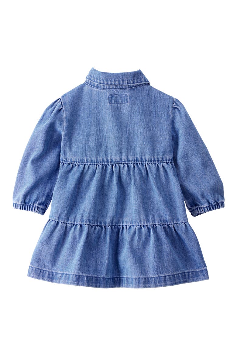 Organic Cotton Denim Tiered Dress, Alternate, color, DENIM