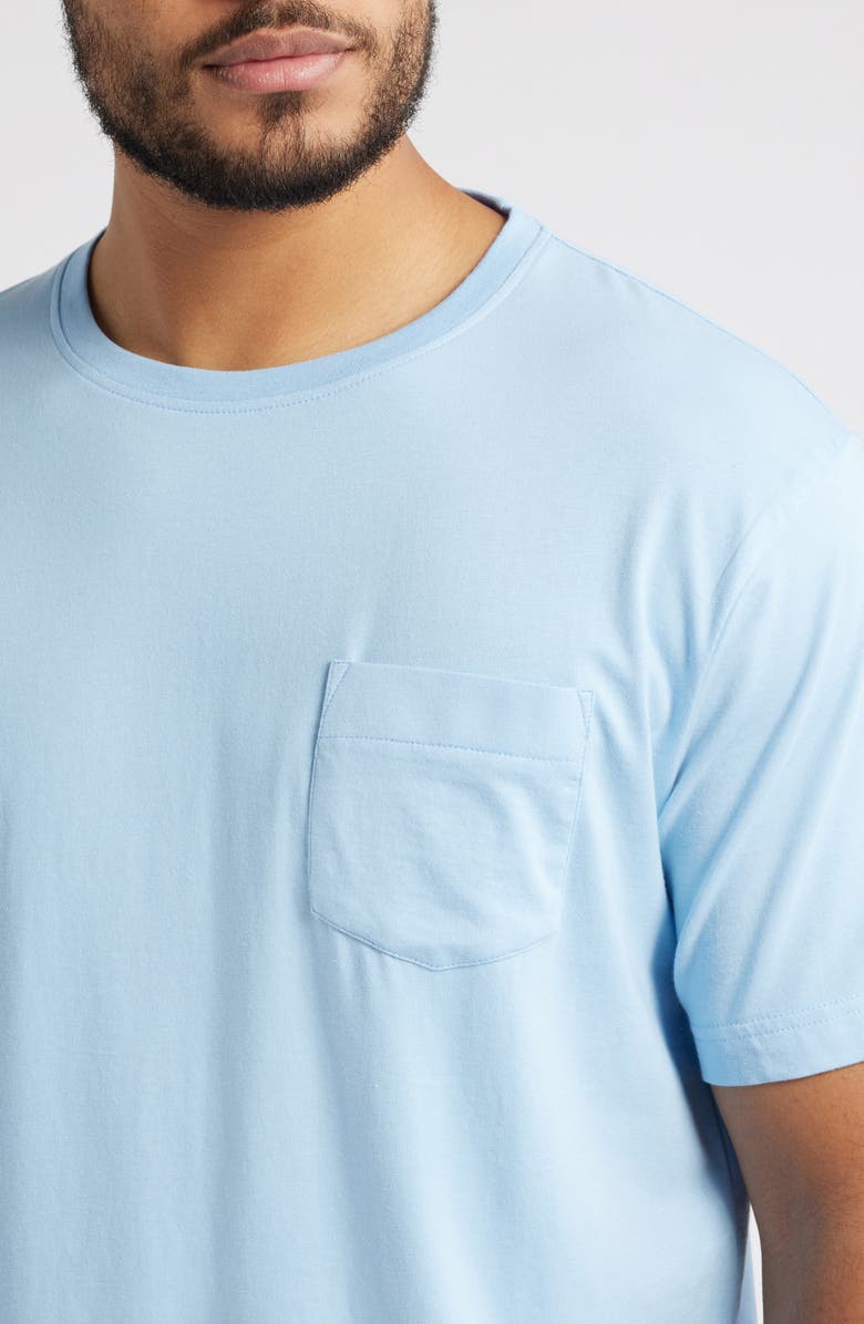 Peter Millar Crown Comfort Pocket T-Shirt, Alternate, color, Morning Blue