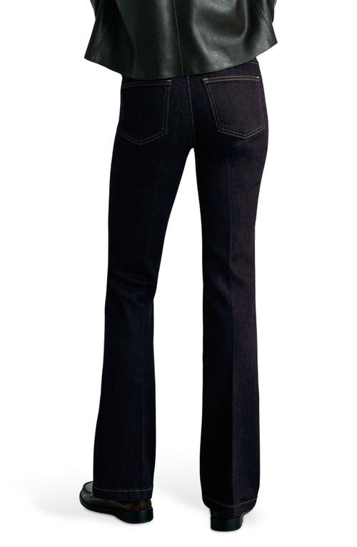 Mango Women's Rinse Wash Flare Jeans In Open Blue