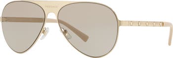 59mm Pilot Aviator Sunglasses
