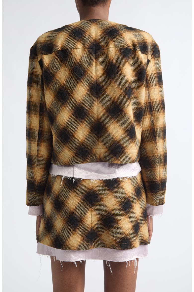 Double Cotton Jacket, Alternate, color, HOLLYHOCK