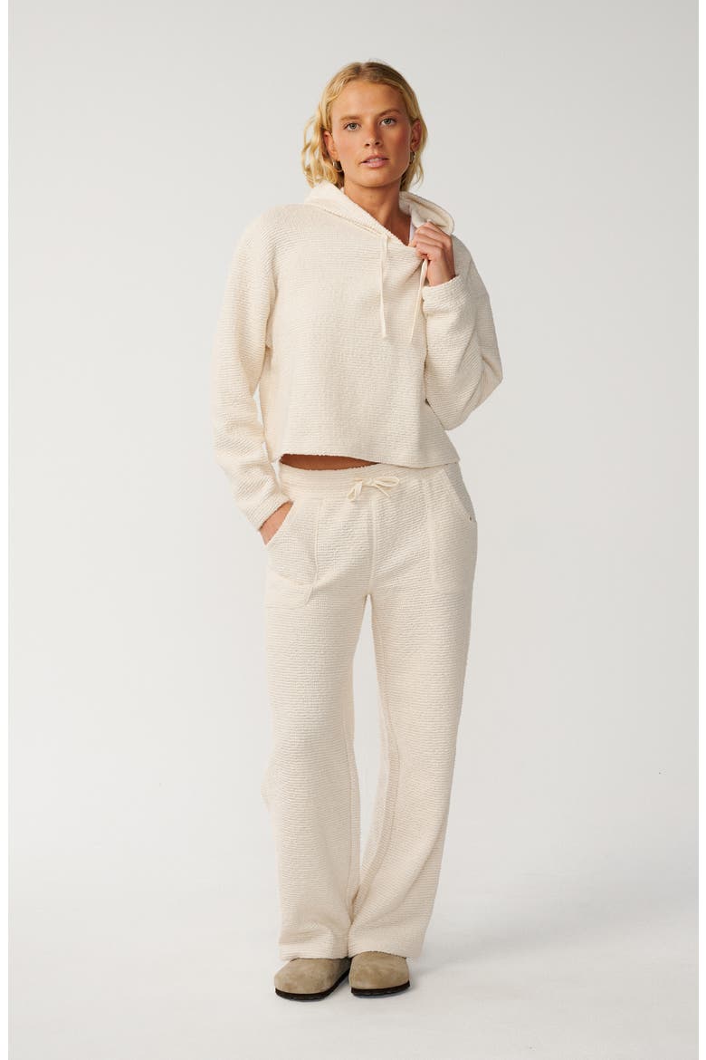 Cala Nights Textured Hoodie, Alternate, color, NATURAL