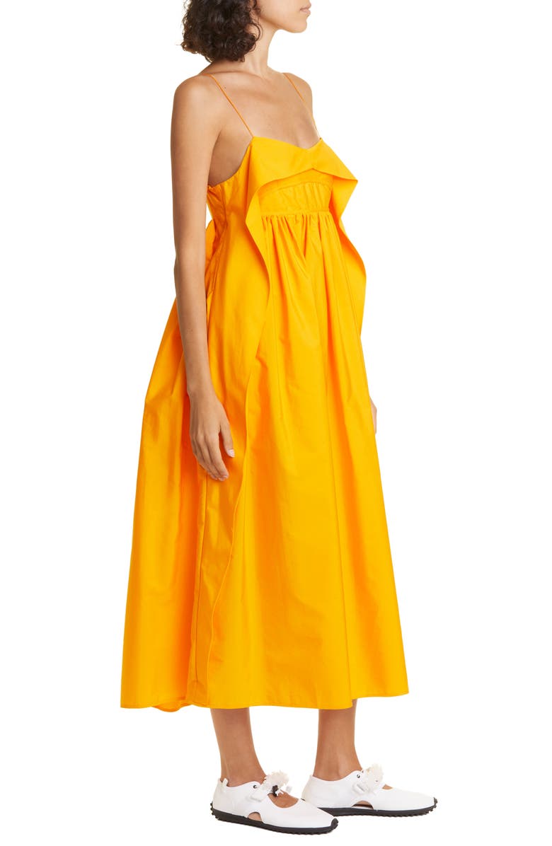 Cecilie Bahnsen Susa Organic Cotton Midi Dress, Alternate, color, 