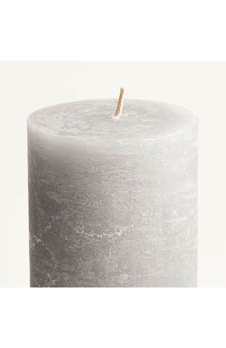 Zsa Zsa Zsu Deurne Pillar Candle 3.5 In Set of 2, Alternate, color, Grey