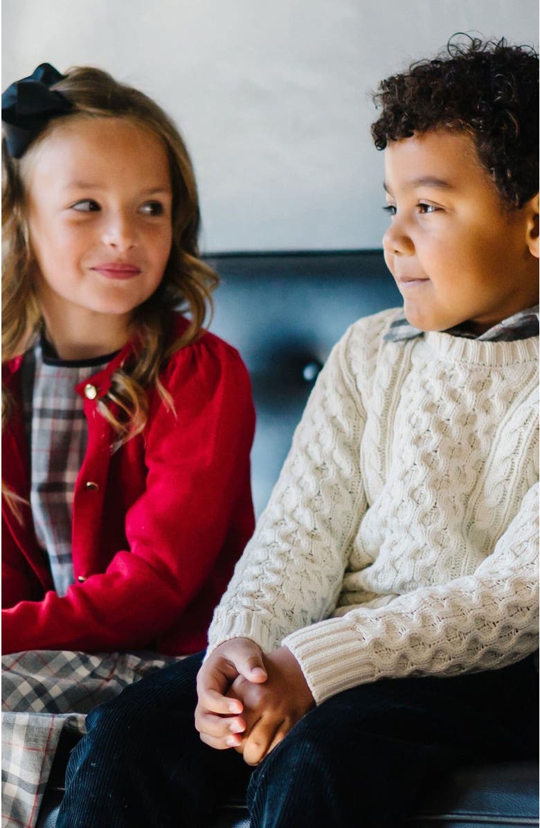 Hope & Henry Boys' Organic Fisherman Sweater, Kids, Alternate, color, 