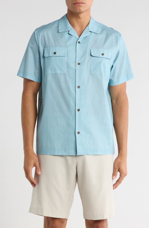 Windy Bay Short Sleeve Button-Up Shirt