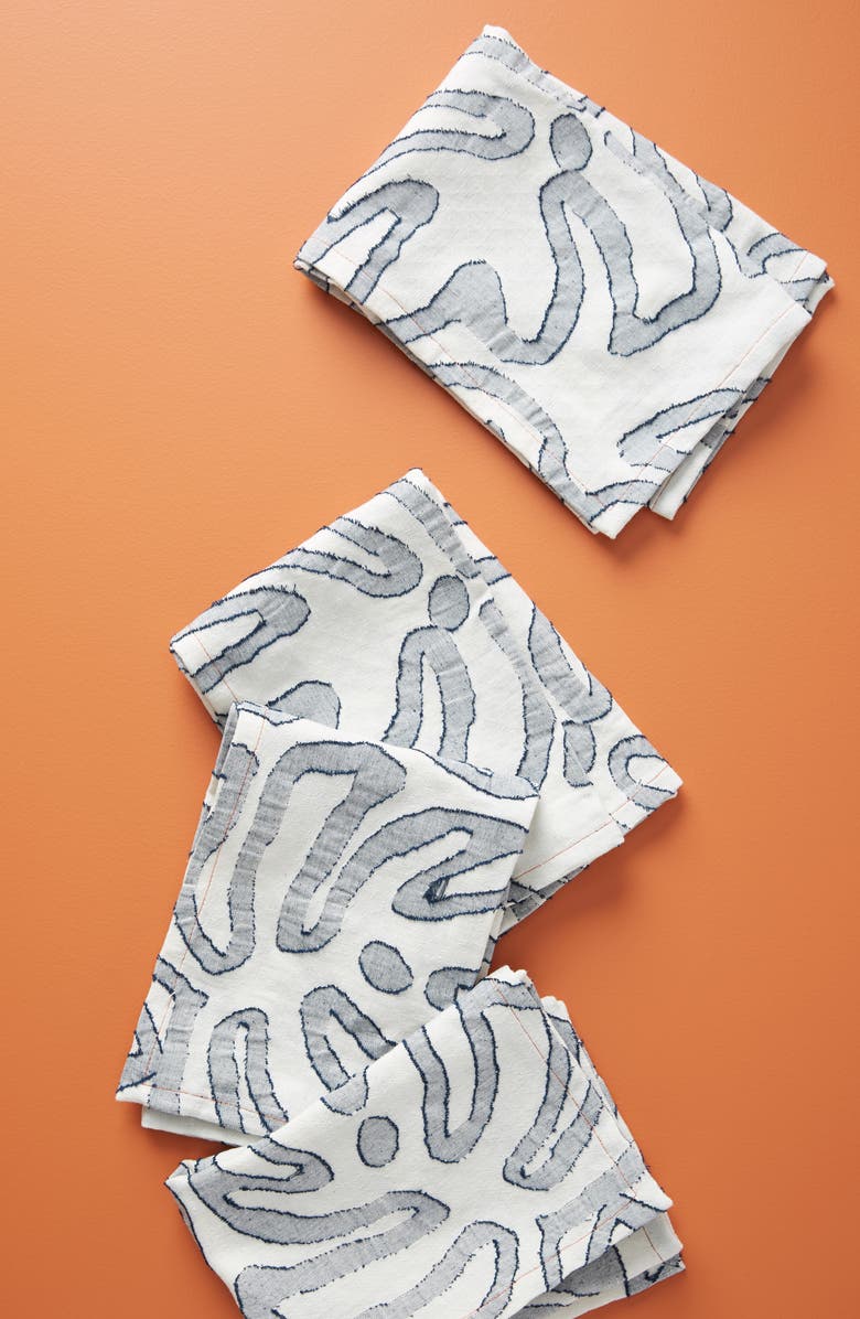 Anthropologie Home Shayma Set of 4 Napkins, Main, color,
