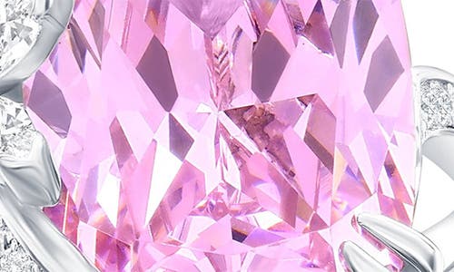 Suzy Levian Gala Firework Butterfly Ring In Pink