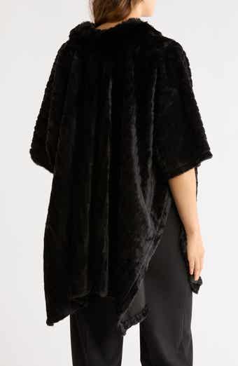 Faux Fur Tunic Poncho