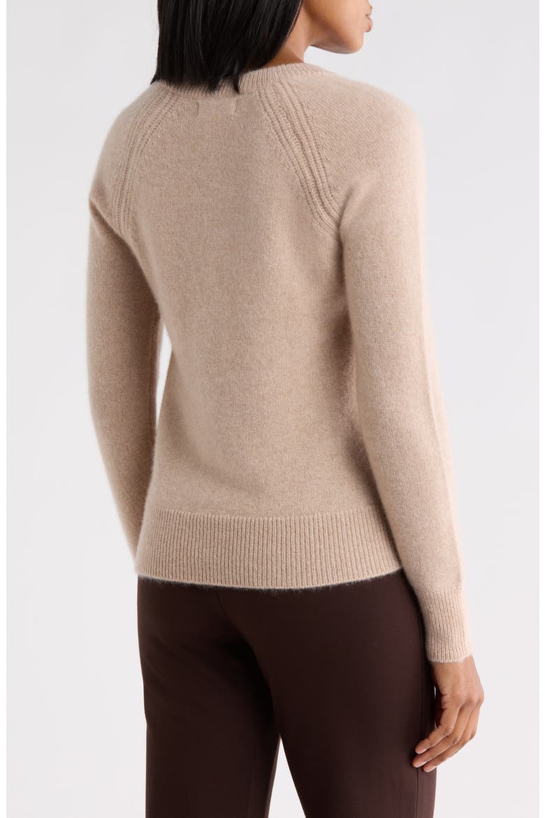 Cashmere Raglan Henley Sweater, Alternate, color, OATMILK LATTE