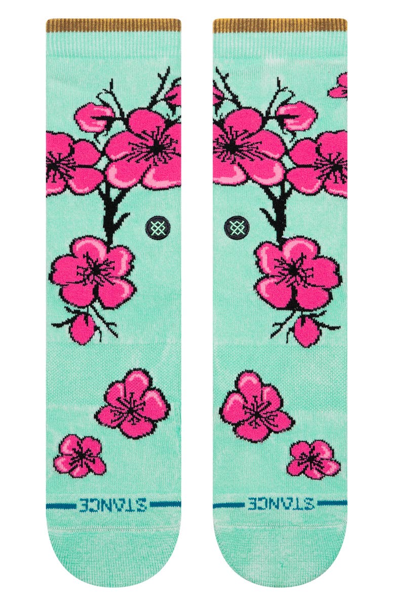 Stance 99 Cents Combed Cotton Blend Crew Socks, Alternate, color, Jade