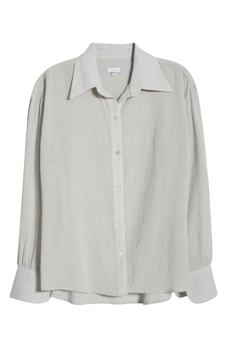 Andine Essen Bastia Cotton Gauze Button-Up Shirt, Alternate, color,