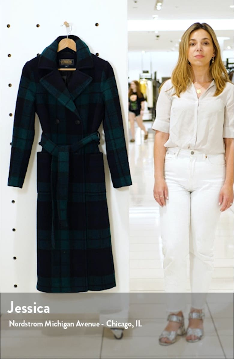 Aurora Classic Double Breasted Reefer Coat, sales video thumbnail